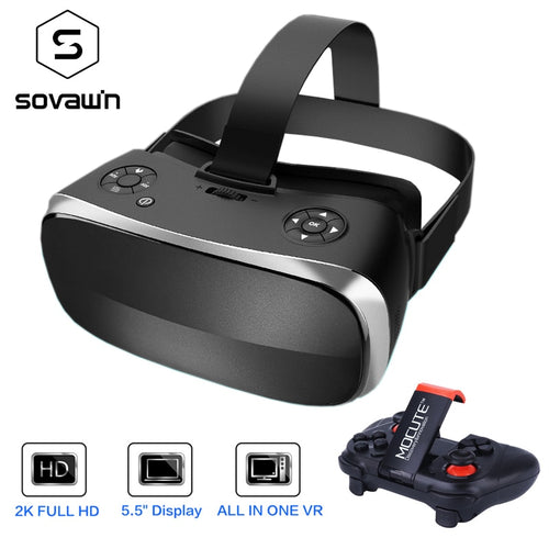 Sovawin Virtual Reality All In One VR Headset 3D Glasses With VR Controller